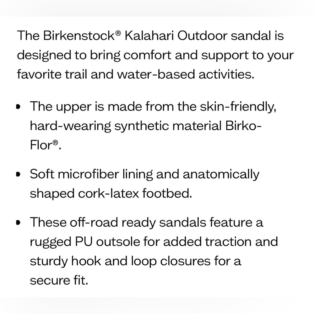 Birkenstock Kalahari Outdoor Sandals sz 8 - Picture 12 of 13